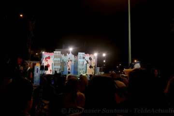 Drag Arush, reinona de las fiestas de Ayatima de Marzagán (Foto Francisco J. Santana)